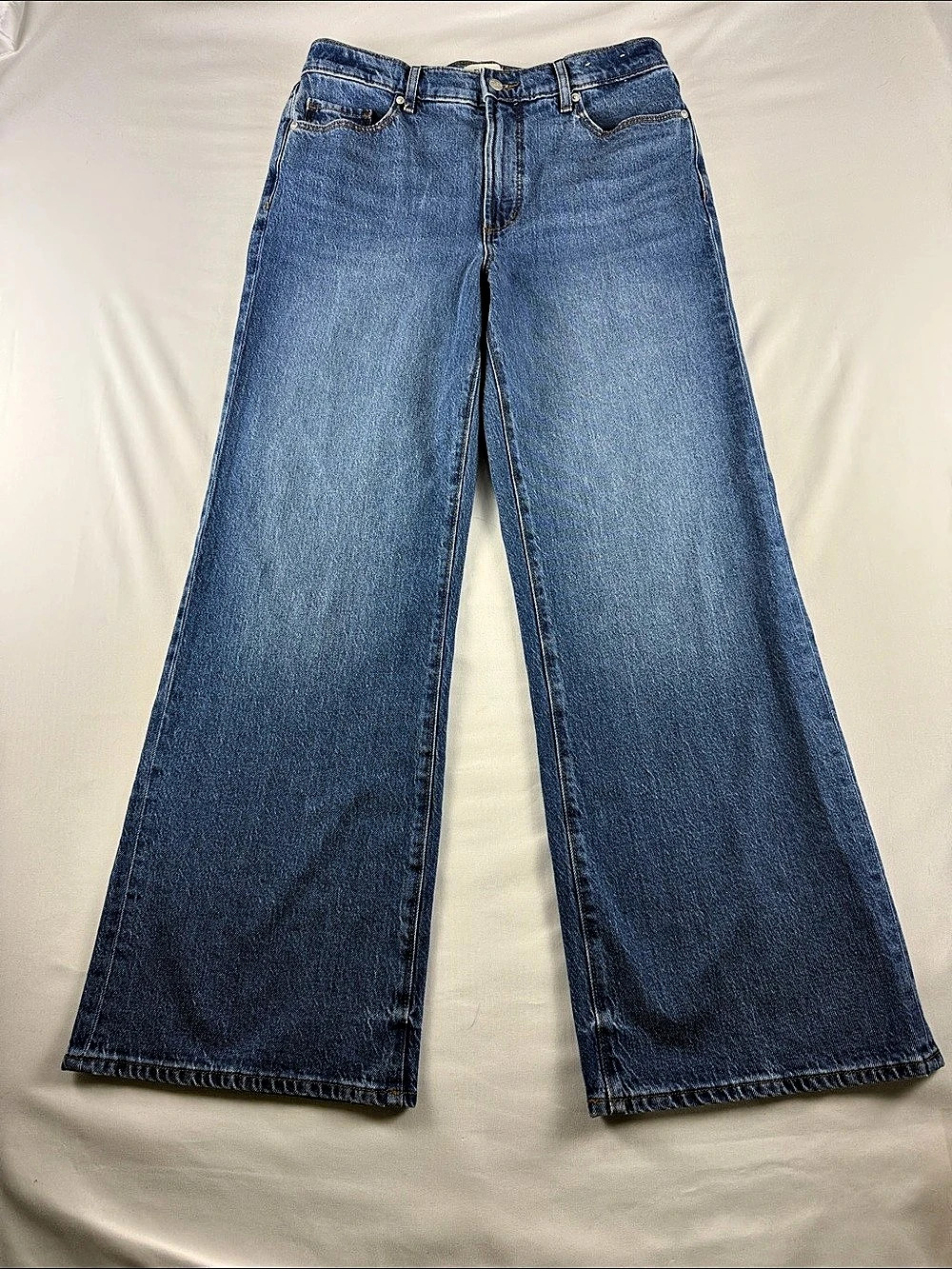 Rivete High Rise Wide Leg Jeans Women’s 29 Stretch Denim 30” Inseam